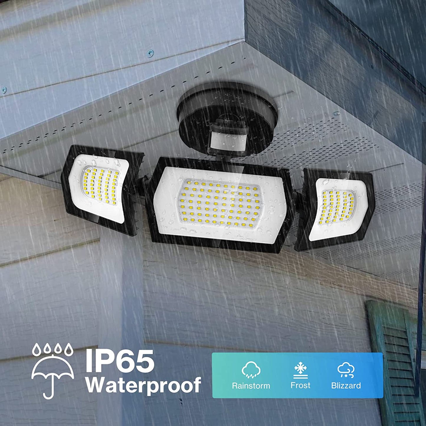 lamvip 100W LED 泛光灯运动传感器