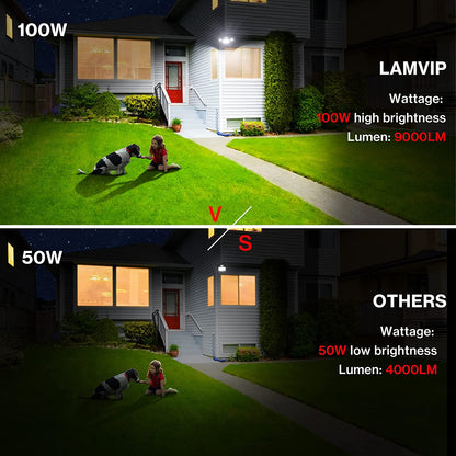 lamvip 100W Led 泛光灯户外